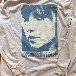 Official Taylor Swift Midnights Merch Lavender Haze long sleeve